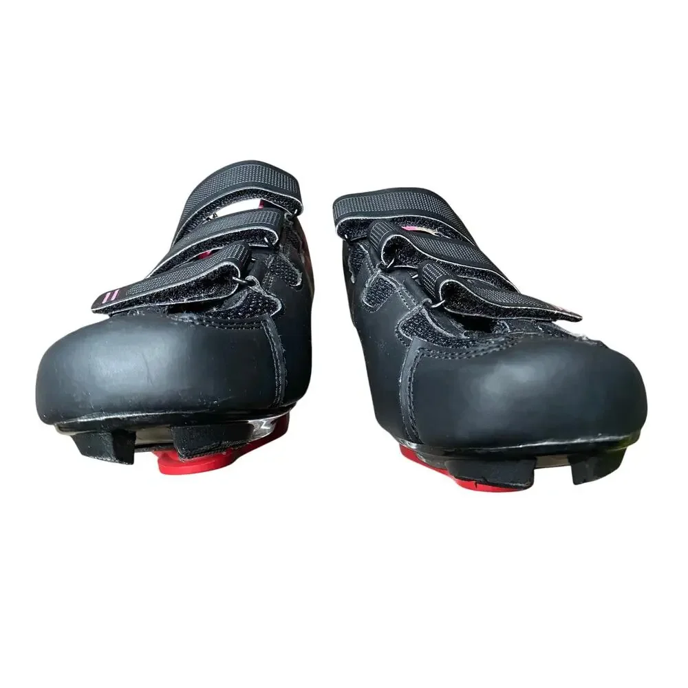 Tommaso PIsta 100 Cycling Shoes Sz 40 EU 9 US Black SPD Cleats Peloton Ready